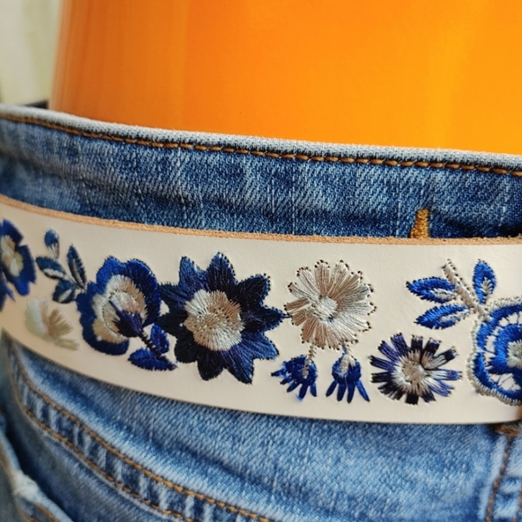 🆕 Lucky Brand floral embroidered belt size S - Picture 9 of 12